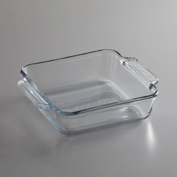 8 Inch Square Glass Baking Dish for Cakes and Casseroles by Anchor Hocking