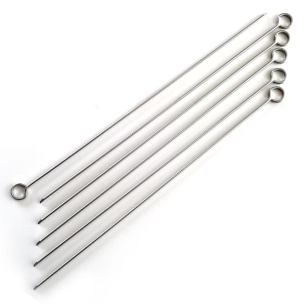 Stainless Steel Kabob Skewers, 6 Pack, by Norpro