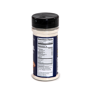 nutrition facts of sweet caramel flavored popcorn seasoning