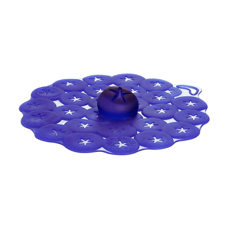 6 inch Blueberry Universal Silicone Lid by Charles Viancin