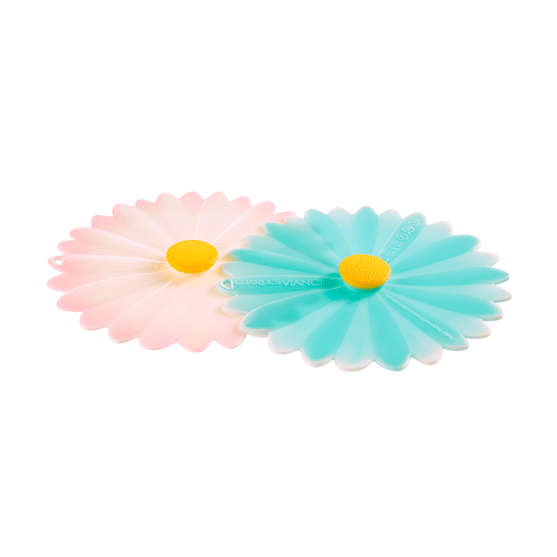 Charles Viancin Charles Viancin Daisy Drink Covers - 4 inch - Set of 2