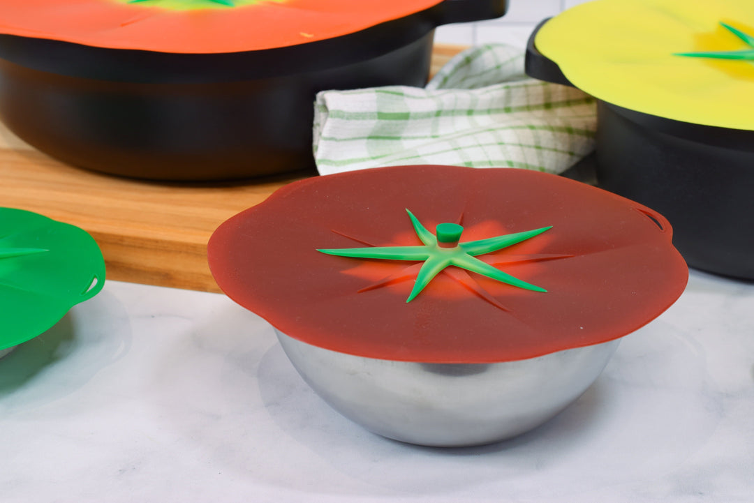 Charles Viancin Charles Viancin Tomato Silicone Lid Gift Set of 4