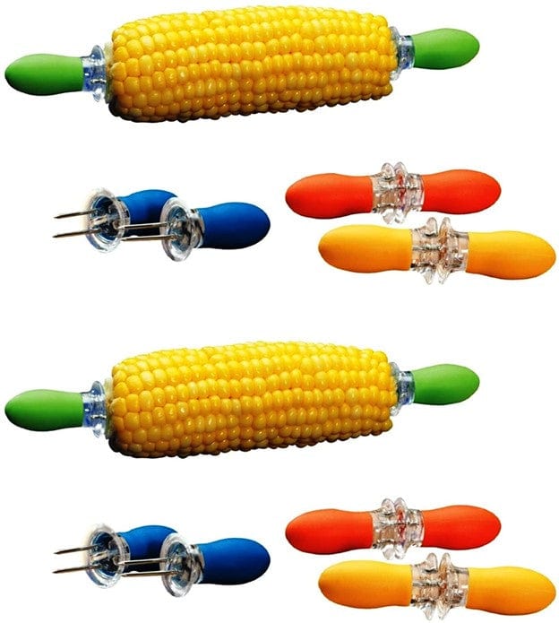 Chef Craft Jumbo Corn Holders - Set of Four Pairs