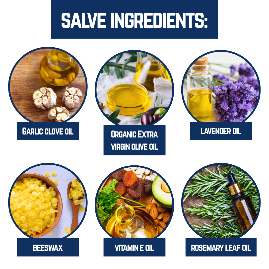 Garlic Salve for Congestion and Cough Relief by Natural Hope Herbals