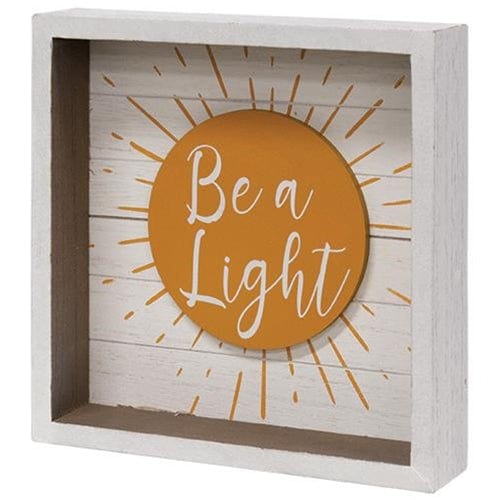 CWI Gifts Be a Light Box Sign