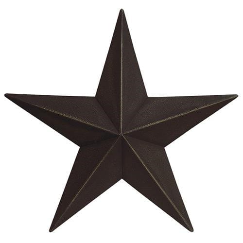 CWI Gifts Black Metal Barn Star