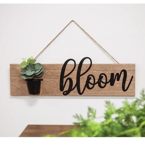 CWI Gifts Bloom Flower Pot Wall Hanging
