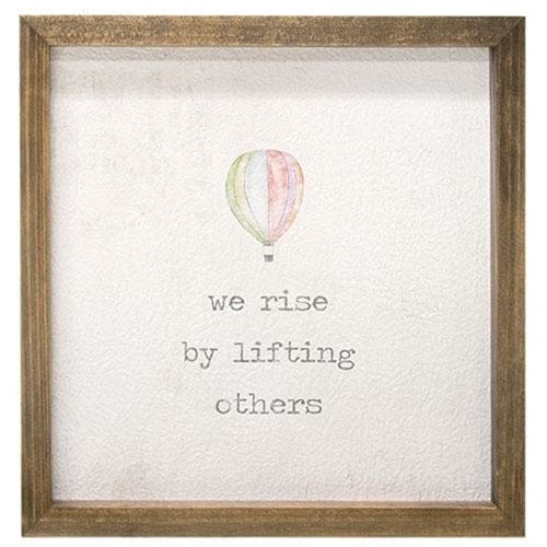 CWI Gifts Framed Watercolor Art, Rise - 2 asst.