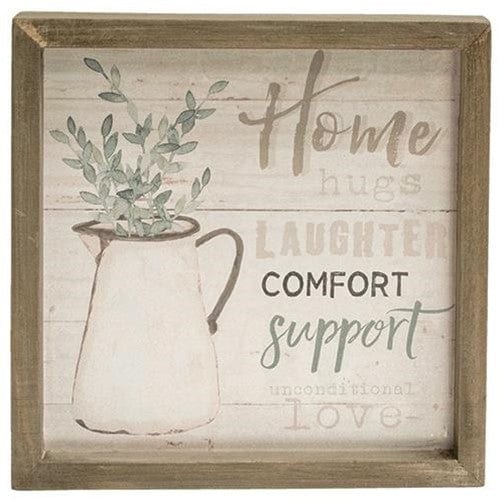 Decor Grateful Heart Framed Sign Home