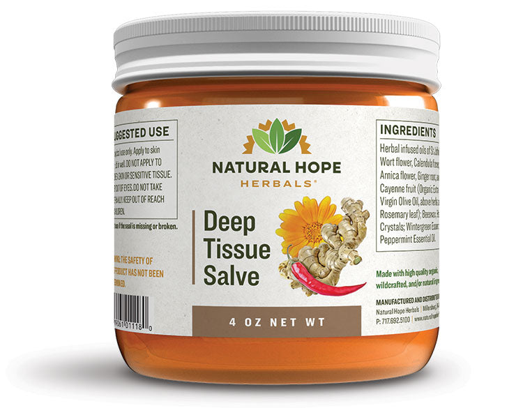 Deep Tissue Salve for Massage and Muscle Pain by Natural Hope Herbals