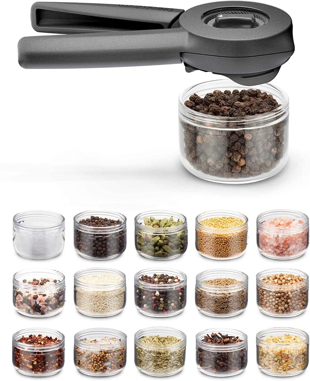 DreamFarm Dreamfarm Ortwo Lite - One-Handed Plastic Spice Mill / Grinder