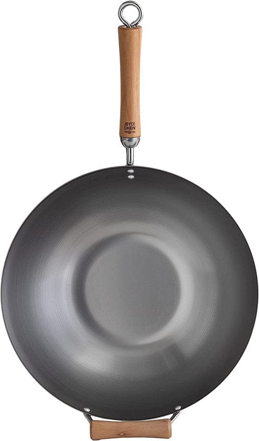 Escali Escali Joyce Chen 14'' Carbon Steel Wok Birch Handles