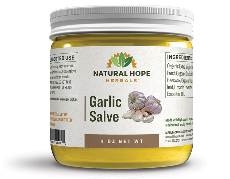 Garlic Salve for Congestion and Cough Relief by Natural Hope Herbals