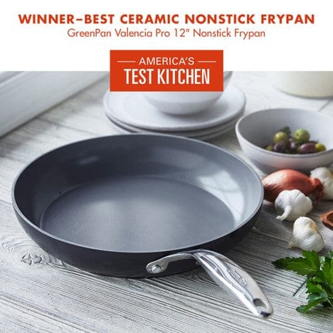 Valencia Pro 12" Ceramic Nonstick Frying Pan by GreenPan