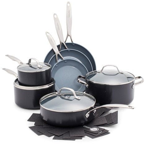 Greenpan GreenPan Valencia Pro 11 Piece Ceramic Nonstick Cookware Set