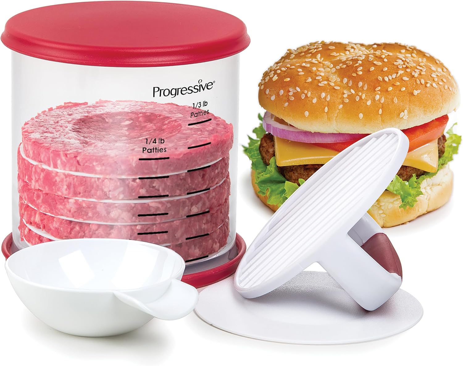 Perfect Burger Press Set by Progressive PrepWorks