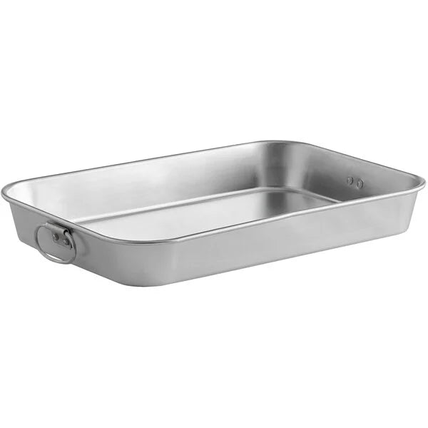 8 Quart Aluminum Roasting Pan for Oven with Handles