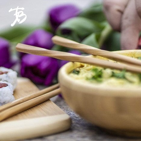 Totally Bamboo "Twist" Reusable Chopsticks - 5 Pairs
