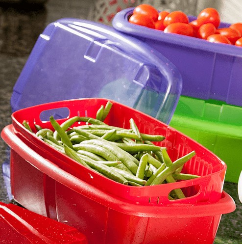 4 Pcs 3.9 Inch Mini Cheese Container For Fridge Sliced Storage With Lids  Refrigerator Food