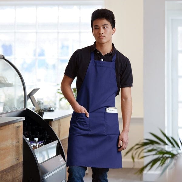 Kooi Housewares Bib Apron with 2 Pockets Royal Blue