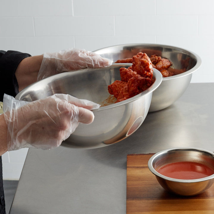 Kooi Housewares Standard Weight Stainless Steel Mixing Bowls - 1.5, 3, or 5 Quart Capacity 5 Quart