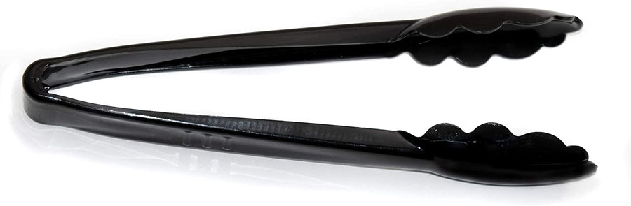 Kooi Housewares Disposable Black Plastic Serving Tongs