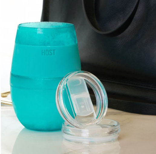 True Host Wine Freeze Cooling Cup Lids - Set of 2