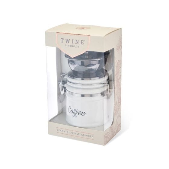 Ceramic Manual Burr Coffee Grinder by True Brands