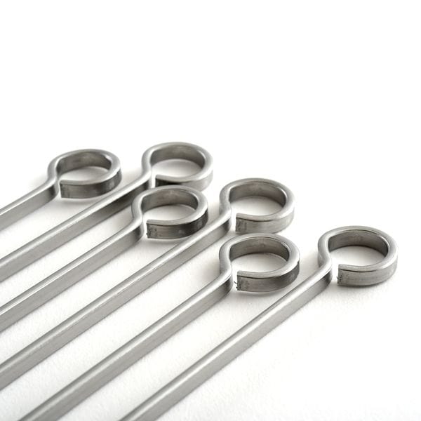 Stainless Steel Kabob Skewers, 6 Pack, by Norpro