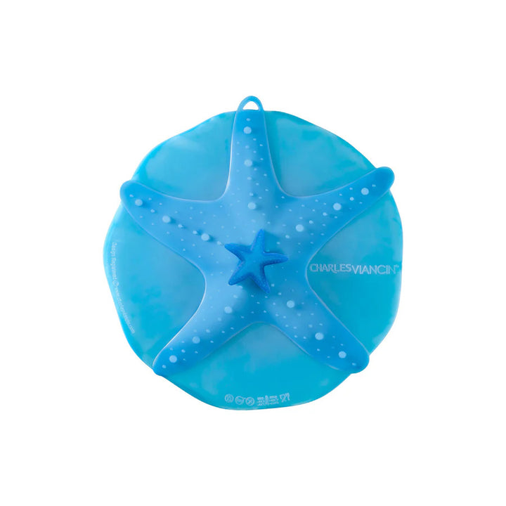 Coastal Beach Themed Silicone Reusable Lid Covers by Charles Viancin for Mixing Bowls, Pots and Pans, Containers, and Cookware