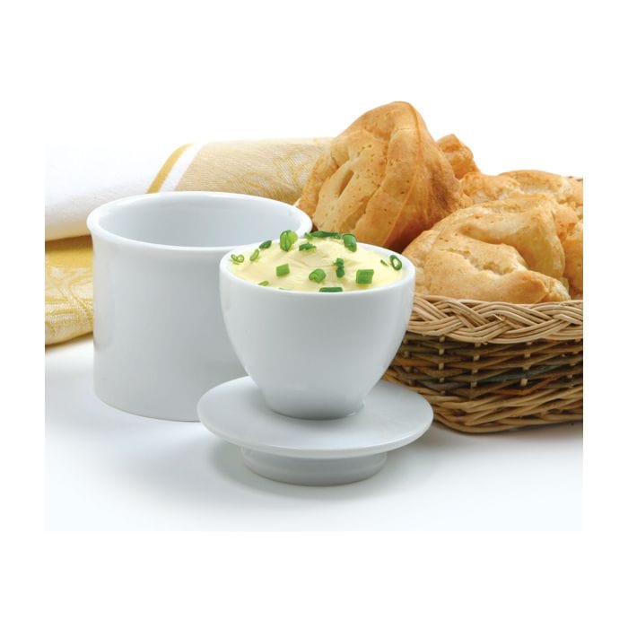 Norpro Norpro White Porcelain Butter Keeper