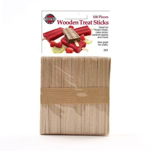 Norpro Norpro Wooden Popsicle Treat Sticks, 100 Pieces