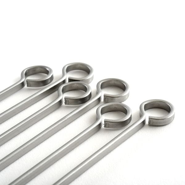 Norpro Stainless Steel Skewers - 12 Inch - Set of 6