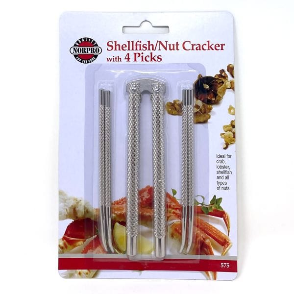 Norpro Norpro Metal Shellfish / Nut Cracker with Four Meat Picks