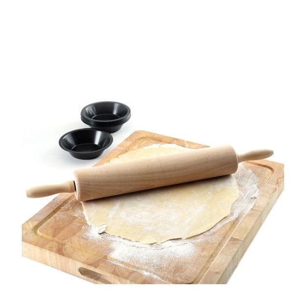Norpro Hardwood Rolling Pin W/Handles - Thumbnail 2