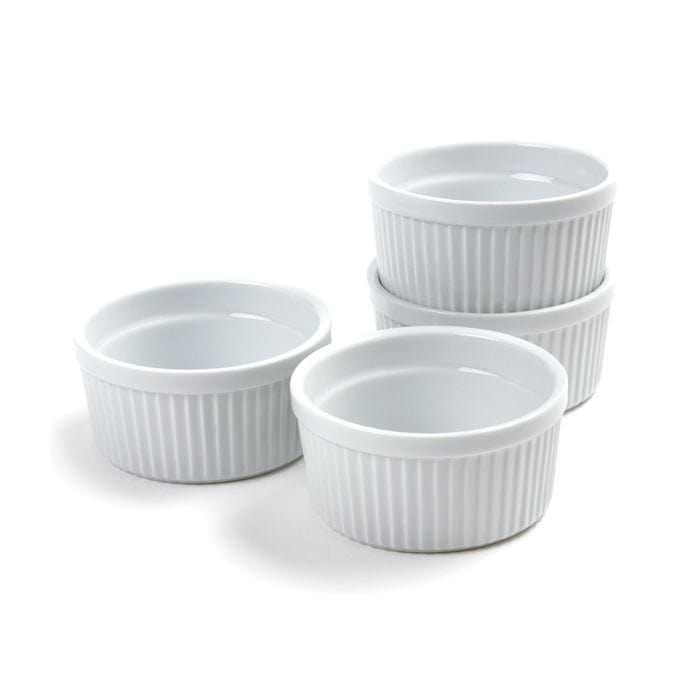 Norpro 8 oz Porcelain Ramekins - Set of 4