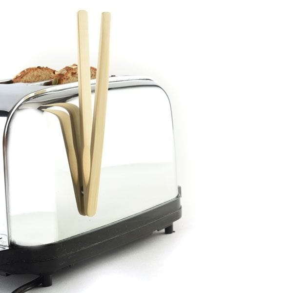 Norpro Norpro Bamboo Toaster Tongs with Magnet