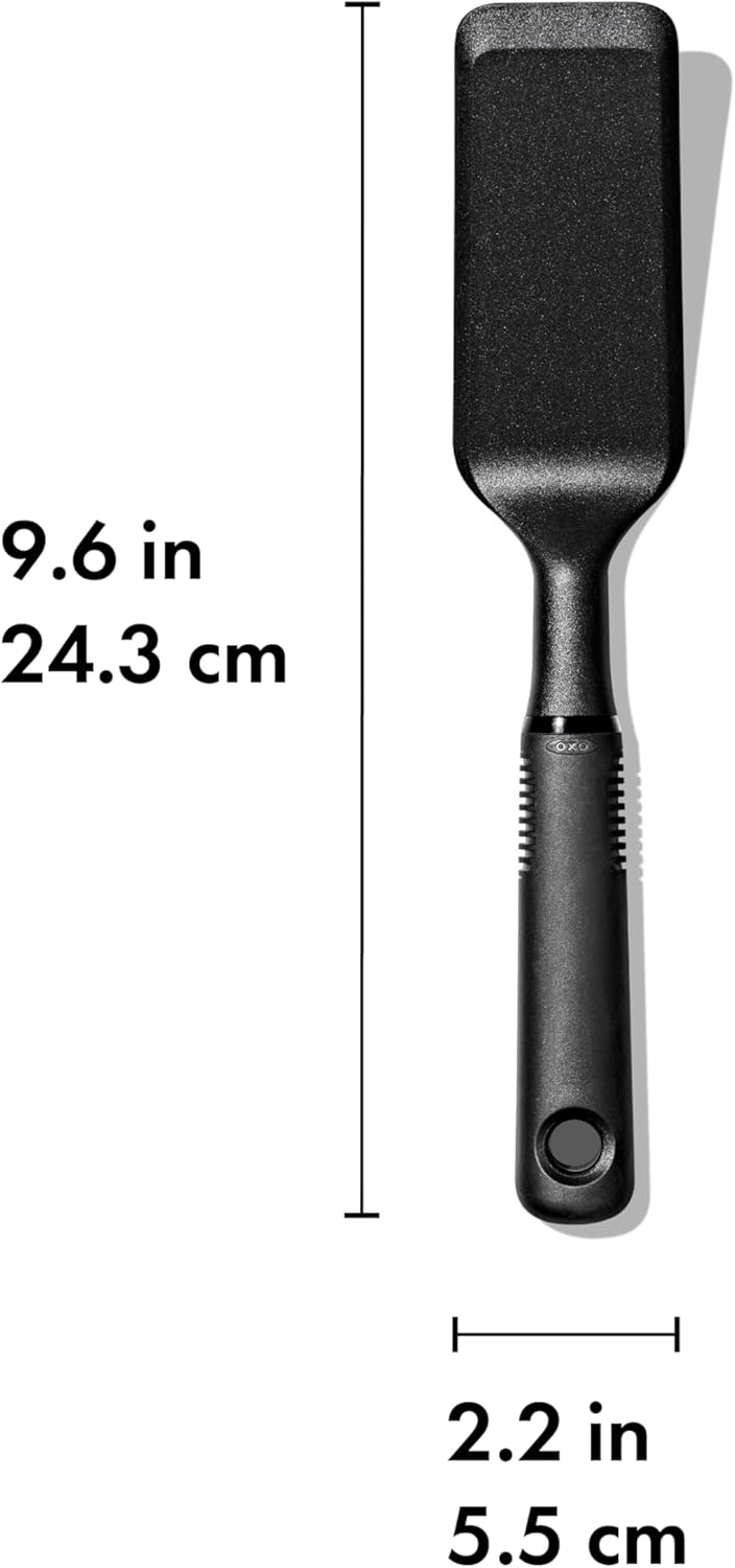 Black Nylon Cut and Serve Turner Kitchen Spatula by Oxo Good Grips