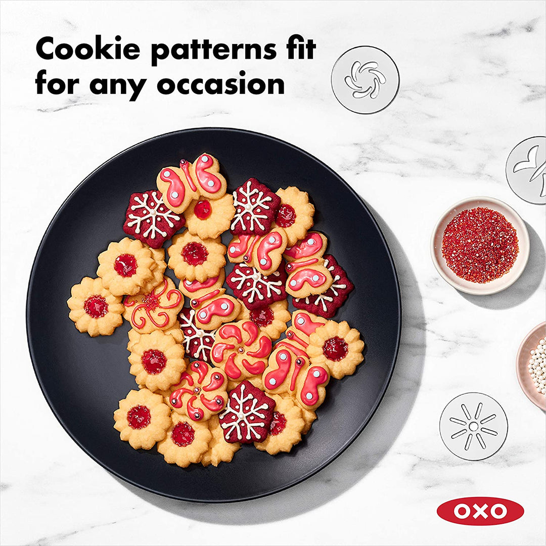  OXO Good Grips 14-Piece Cookie Press Set & Good Grips