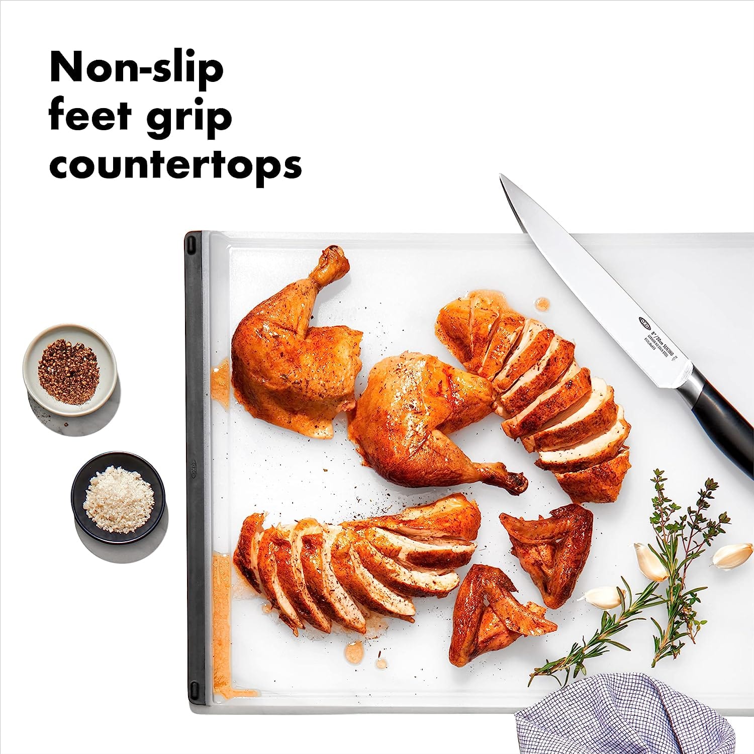 Good Grips Carving & Cutting Board with Gravy Wells - Thumbnail 4