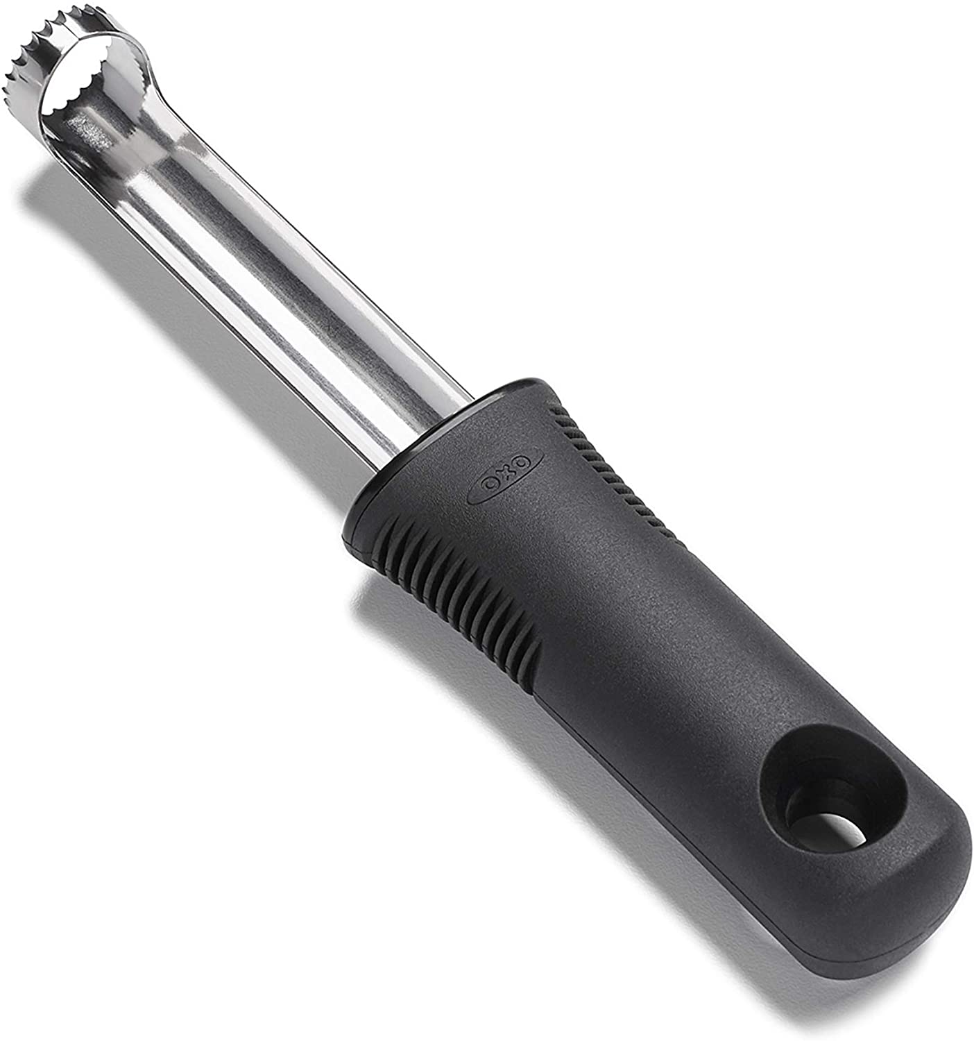 OXO Good Grips stainless steel apple corer with black handle
