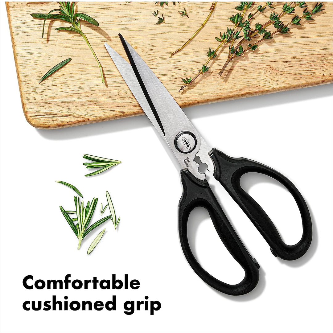 OXO Kitchen Scissors with Herb Stripper – Kooi Housewares