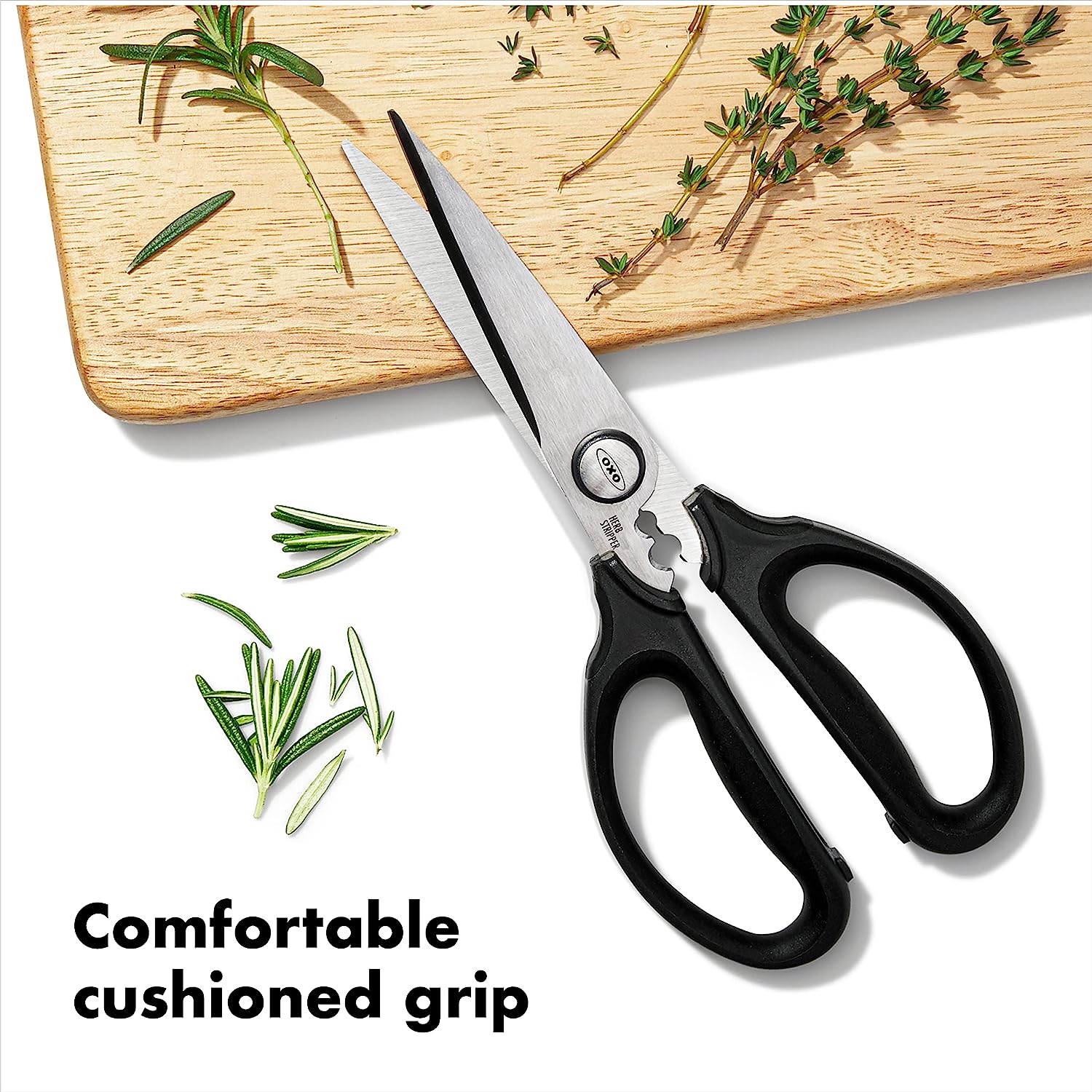 Multi Shear Kitchen Scissors with Herb Stripper and Sheath