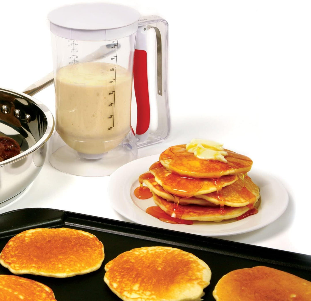 Pancake / Waffle Batter Dispenser for Crepes, Cakes, and Muffins by Norpro