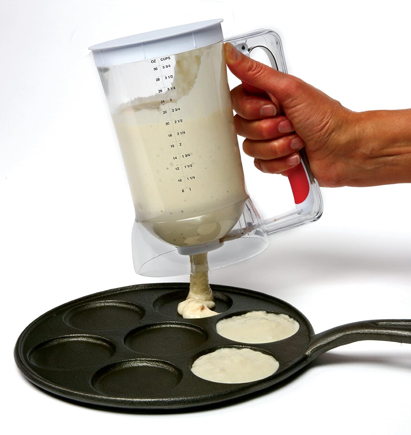 Pancake / Waffle Batter Dispenser for Crepes, Cakes, and Muffins by Norpro