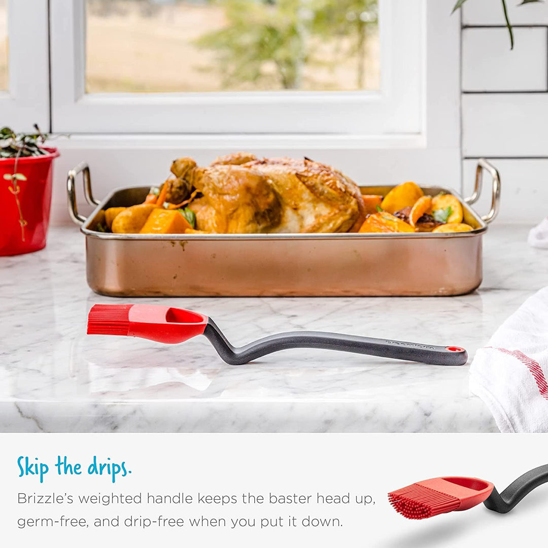 Brizzle Basting Brush for Grilling, Pastries, Meat by Dreamfarm