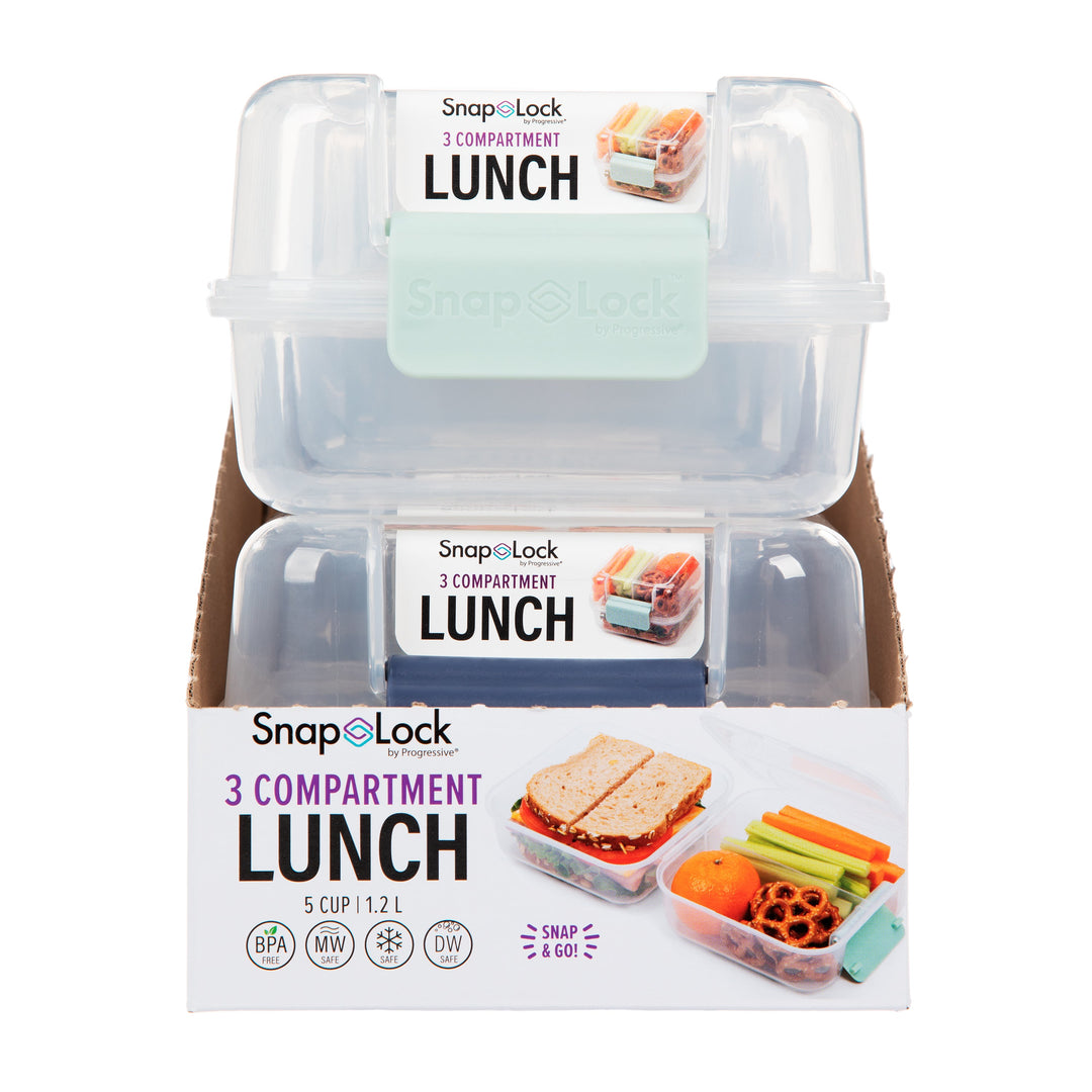 new plastic lunch box containers for food storage in package box