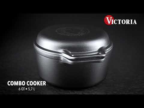 Victoria 6QT Dutch Oven Combo Cooker - Victoria