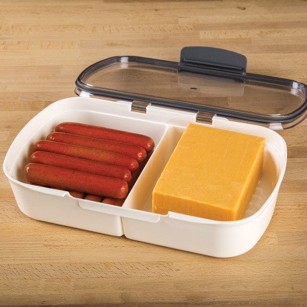 1pc Cheese Storage Box, Fridge Airtight Food Container With Flip Top Lid  For Butter, Vegetables, And Seasoning Storage