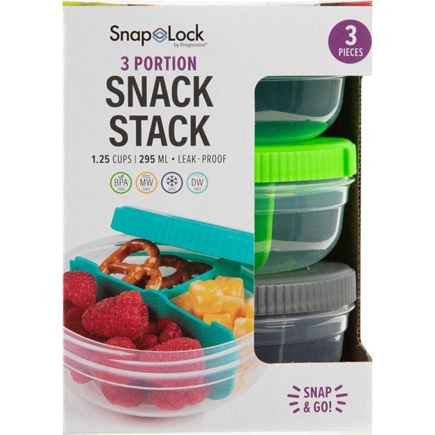 Progressive SnapLock 3-Piece Snack Stack by Progressive